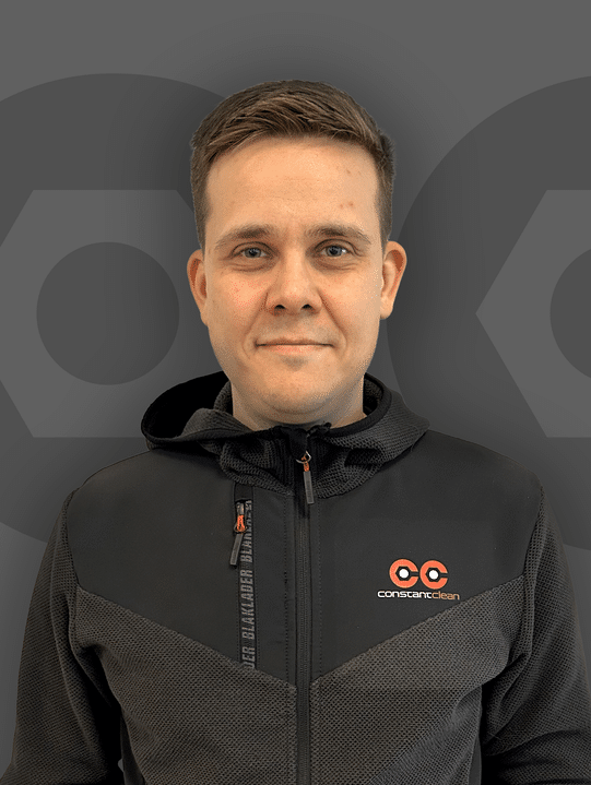 Daniel Östervall, montör Constant Clean